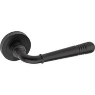 Klamki - Klamka AMB LETUR okrągły szyld czarny mat ZAW - miniaturka - grafika 1