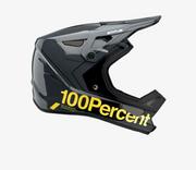 Kaski rowerowe - 100% kask rowerowy full face STATUS DH/BMX czarny - miniaturka - grafika 1