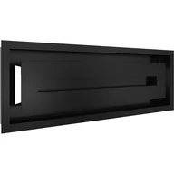 Akcesoria kominkowe - Kratka wentylacyjna kominkowa WIND 17x49 czarna - miniaturka - grafika 1
