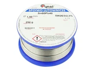 Akcesoria do lutowania - Cynel Cyna Rolka Spoiwo Do Lutowania 1,50 MM/250G - miniaturka - grafika 1