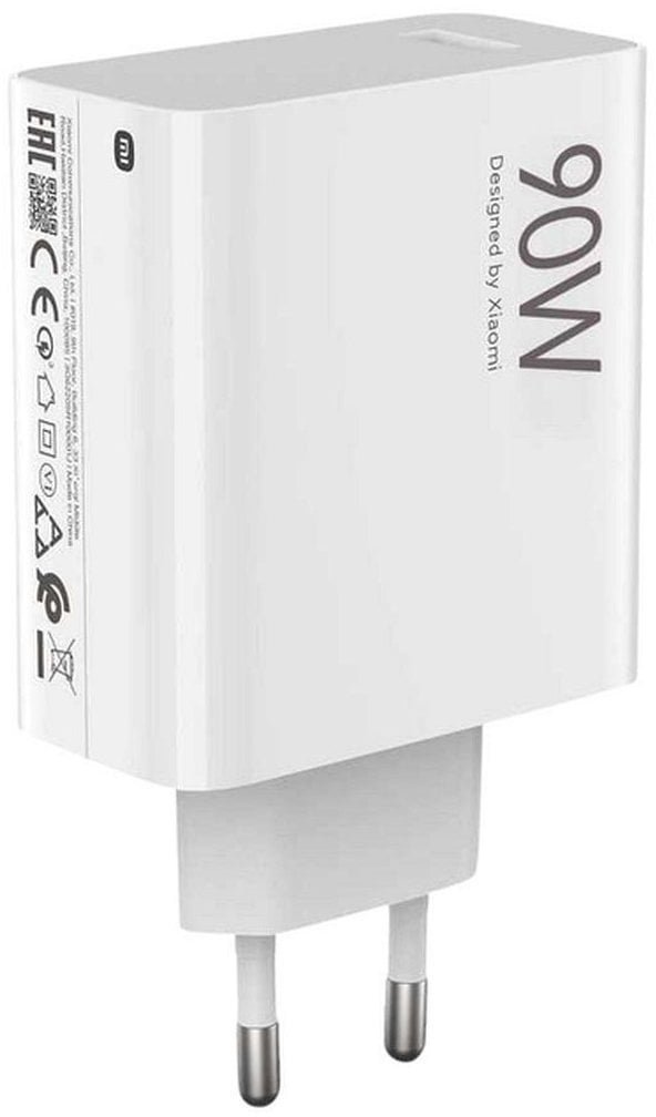 XIAOMI oryginalna ładowarka sieciowa USB A QC3.0 3A 90W MDY-15-EK biała bulk
