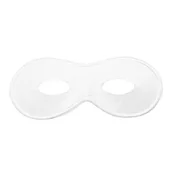 Dodatki do strojów karnawałowych - Maska biała wenecka - miniaturka - grafika 1