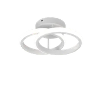 Lampy sufitowe - KASIA R63531131 lampa sufitowa dwie białe obręcze LED 7W 4000K - miniaturka - grafika 1