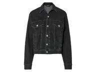 Kurtki damskie - esmara® Kurtka jeansowa damska, oversize (40, Czarny) - miniaturka - grafika 1