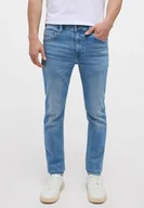 Spodnie męskie - Mustang Oregon Slim K Męskie Spodnie Jeansowe Denim Blue 1013709 5000 413-W33 L34 - miniaturka - grafika 1