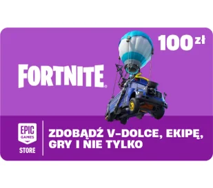 Epic Gift Card Fortnite 100 PLN - Startery i doładowania - miniaturka - grafika 1