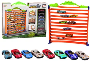 Parking tor samochodowy 2w1 Leantoys - Tory, garaże, parkingi - miniaturka - grafika 1