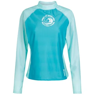 Koszulka damska Regatta Wmn L/S Rash Vest Rozmiar: XS / Kolor: jasnoniebieski - Koszulki sportowe damskie - miniaturka - grafika 1