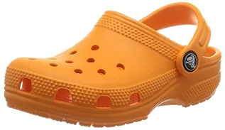 Buty dla dziewczynek - Crocs Unisex Classic Clog T drewniane buty dziecięce, Orange Zing, 19/20 EU - grafika 1