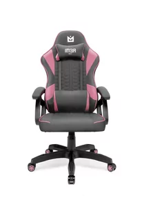 Fotel gamingowy IMBA GUARDIAN różowy materiałowy - Fotele gamingowe - miniaturka - grafika 1