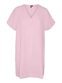 Sukienki - VERO MODA Damska sukienka Vmnatali Nia Ss Short Dress WVN, cukierek, XS - grafika 1