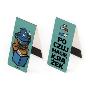 Zakładka magnetyczna - Poczuj magię książek - gadżet - Zakładki do książek - miniaturka - grafika 1