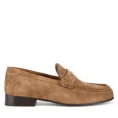 Mokasyny damskie - Mokasyny Gino Rossi ELYSE-130 Beżowy - miniaturka - grafika 1