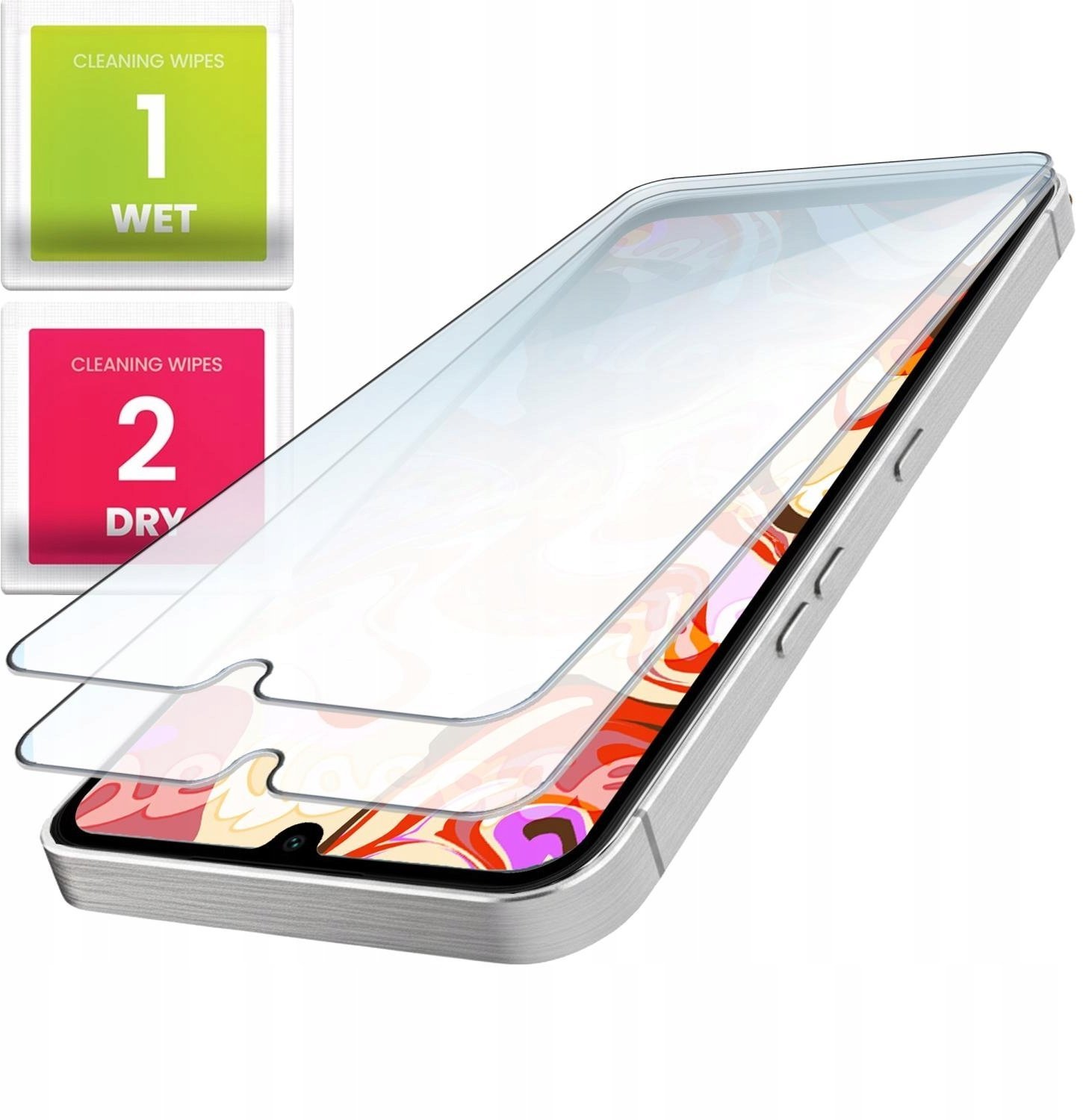 2-PAK Szkło Hartowane Do Samsung Galaxy A26 5G Płaskie, 2.5D, Szybka, 9H