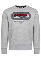Bluzy męskie - Superdry Vintage ATH Club Crew Bluza męska, Athletic Grey Marl, XXL - miniaturka - grafika 1