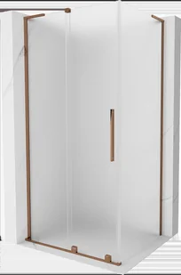 Mexen Velar L kabina prysznicowa rozsuwana 110x85 cm, szron, różowe złoto - 871-110-085-33-60 - Kabiny prysznicowe - miniaturka - grafika 1