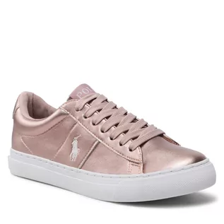 Trampki damskie - Tenisówki POLO RALPH LAUREN - Sayer RF103762 Rose Metallic/Ppwh - grafika 1