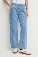 Spodnie damskie - Pepe Jeans jeansy LOOSE ST JEANS HW WORKER damskie high waist PL204715 - miniaturka - grafika 1