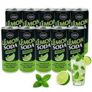 Napój gazowany Lemon Soda Mojito 330ml X 11 - Fondi Di Crodo - Napoje gazowane - miniaturka - grafika 1