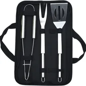 Szczypce do grilla - Szczypce do grilla, akcesoria do grilla, przybory ze stali nierdzewnej, narzędzia do grilla, 3 sztuki - miniaturka - grafika 1