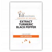 Forest Vitamin Extract Turmeric Black Pepper 100Caps