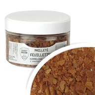 Dodatki do ciast w proszku - Chrupiące prażynki z herbatników PAILLETÉ FEUILLETINE KARMELOWE Sweet Decor, 100 g - miniaturka - grafika 1