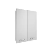 Szafki łazienkowe - Szafka wisząca MEA A50 DSM 2D0S biały - miniaturka - grafika 1