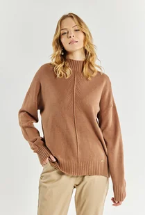 Sweter damski z półgolfem - Monnari - Swetry damskie - miniaturka - grafika 1