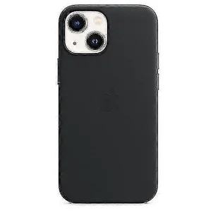 Skórzane etui na telefon iphone 13 Mini Skórzane etui z Magsafe Midnight Black - Etui i futerały do telefonów - miniaturka - grafika 1