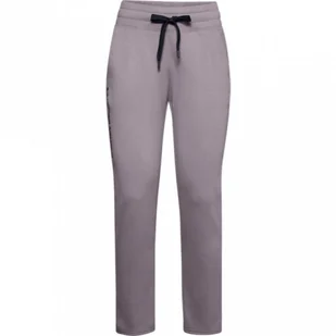 Damskie spodnie treningowe UNDER ARMOUR Rival Fleece Pants - szare - Spodnie damskie - miniaturka - grafika 1