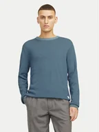 Swetry męskie - Jack&Jones Sweter Globe 12258139 Niebieski Regular Fit - miniaturka - grafika 1