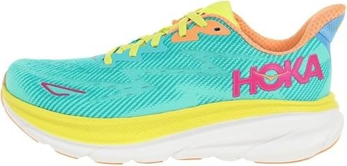 HOKA ONE ONE W Clifton 9, Trampki damskie, Ceramika/Wieczór Primrose, 41 1/3 EU, Ceramic Evening Primrose, 41.50 EU