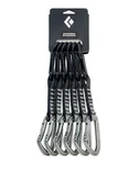 Sprzęt wspinaczkowy - Ekspresy wspinaczkowe Black Diamond HotForge Quickpack 12 cm 6-pack - grey - miniaturka - grafika 1