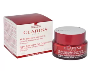 Clarins Super Restorative Day Cream SPF15 All Skin Types (50 ml) - Kremy do twarzy z filtrem - miniaturka - grafika 1