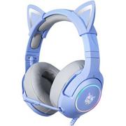 Słuchawki - ONIKUMA K9 Cat Elf RGB fioletowe - miniaturka - grafika 1