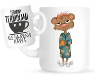 Kubki - kubek na prezent terminy terminami ale najpierw kawa - miniaturka - grafika 1