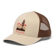 Czapki damskie - Columbia Unisex Mesh Snap Back, Zatrzaskowa czapka, Ancient Fossil, Get Hiked, O/S - miniaturka - grafika 1