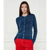 Swetry damskie - POLO RALPH LAUREN Kardigan | Slim Fit - miniaturka - grafika 1