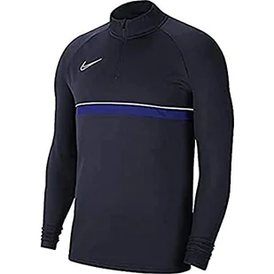 Nike Unisex dzieci Acd21 Dril Top Y Nk Dry Acd21 wiertło górne Obsidian/biały/królewski niebieski/biały 10-12 Years CW6112-453 - Koszulki i topy damskie - miniaturka - grafika 1
