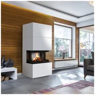 Kominki wolnostojące - Kratki.pl Marek Bal Kominek powietrzny NBC/EASY BOX 7 kW  160 w zabudowie modułowej Bianco HEB/BIANCO - miniaturka - grafika 1