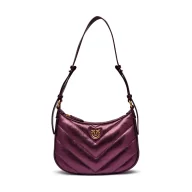 Torebki damskie - Pinko Skórzana torebka na ramię HALF MOON MINI - miniaturka - grafika 1