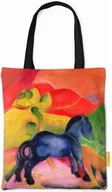 Torby i wózki na zakupy - Torba na ramię Mały niebieski koń Franz Marc - miniaturka - grafika 1