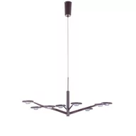 Lampy sufitowe - Italux Lampa wisząca Zwis LED 9pł KRESYDA AD16014-9 DARK COFFEE ITXAD16014-9 DARK C - miniaturka - grafika 1