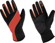 Rękawiczki rowerowe - Accent Rękawiczki ocieplane Accent Windstar czarno-czerwone S M - miniaturka - grafika 1