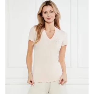 Armani Exchange T-shirt Slim Fit - Koszulki i topy damskie - miniaturka - grafika 1