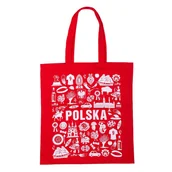Torby i wózki na zakupy - Torba Bawełniana - Polska Symbole Folkstar - miniaturka - grafika 1