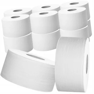 Papier Toaletowy Do Podajnika Jumbo Celuloza 100M 2 Warstwy 12 Rolek= 1200M - Papier toaletowy Papier Toaletowy Do Podajnika Jumbo Celuloza 100M 2 Warstwy 12 Rolek= 1200M - Papier toaletowy - miniaturka - grafika 1