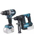 Zestawy elektronarzędzi - Makita Akku-Kombo-Kit DLX2278, hammer drill and drill driver  without battery and charger) - miniaturka - grafika 1