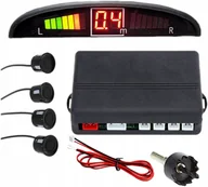 Czujniki parkowania - 4 Czujniki Parkowania Cofania Led Lcd Parktronic - miniaturka - grafika 1