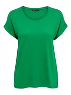 Koszulki i topy damskie - ONLY Damska koszulka Onlmoster S/S O-neck Top Noos Jrs, Jolly Green, M - miniaturka - grafika 1